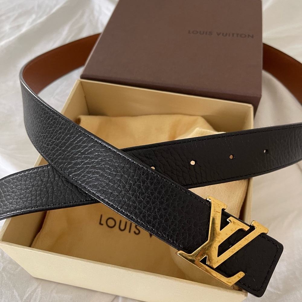 Louis Vuitton lnitiales 30mm reversible belt size 85